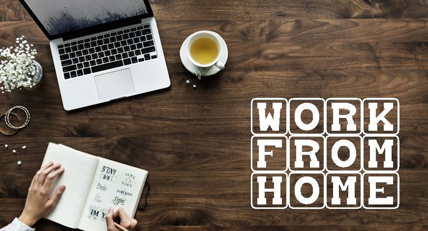 Remote work productivity, work-from-home tips, remote work-life balance.